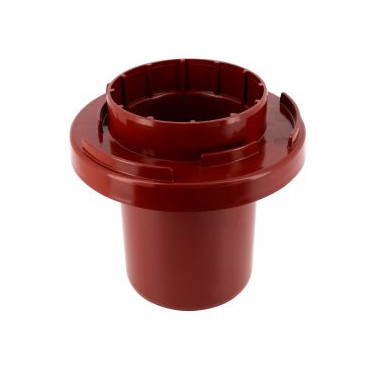 Adaptateur tuile à douille Atemax diamètre Ø 125mm x 120mm couleur Rouge Nicoll | ATD12R