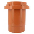 Image du produit : Adaptateur tuile à douille Atemax diamètre Ø 160mm x 150mm couleur Rouge Terracotta Nicoll | ATD16T