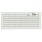 Image du produit : Grille de ventilation à visser ou à coller classique rectangulaire - hauteur 108mm - largeur 254mm couleur Blanc Nicoll | B101