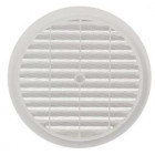 Image du produit : Grille de ventilation à visser ou à coller classique ronde diamètre Ø 150mm couleur Blanc Nicoll | B113