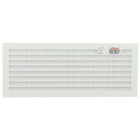 Image du produit : Grille de ventilation à visser ou à coller classique rectangulaire - hauteur 120mm - largeur 299mm couleur Blanc Nicoll | B151