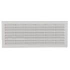 Image du produit : Grille de ventilation à visser ou à coller classique rectangulaire - hauteur 120mm - largeur 299mm couleur Blanc Nicoll | B161