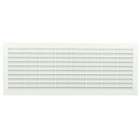 Image du produit : Grille de ventilation à visser ou à coller classique rectangulaire - hauteur 146mm - largeur 376mm couleur Blanc Nicoll | B261