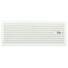 Image du produit : Grille de ventilation à visser ou à coller classique rectangulaire - hauteur 146mm - largeur 376mm couleur Blanc Nicoll | B261