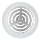 Image du produit : Grille de ventilation à visser ou à coller contre-cloison diamètre Ø 35mm couleur Blanc Nicoll | B33