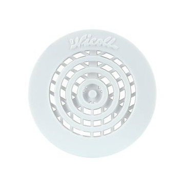 Grille de ventilation à visser ou à coller contre-cloison diamètre Ø 35mm couleur Blanc Nicoll | B43