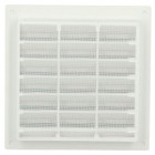 Image du produit : Grille de ventilation à visser ou à coller classique carrée - hauteur 122mm - largeur 122mm couleur Blanc Nicoll | B64