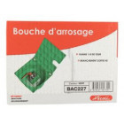 Image du produit : Bouche d'arrosage à robinet - hauteur 140mm - largeur 200mm - longueur 200mm couleur Vert Nicoll | BAC227