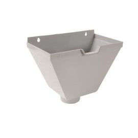 Boîte à eau trapèze de gouttière Ø 80 diamètre Ø 80mm couleur Gris Nicoll | BAO80-V83