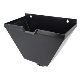 Boîte à eau trapèze de gouttière Ø 80 diamètre Ø 80mm couleur Gris anthracite Nicoll | BAO80A-V83