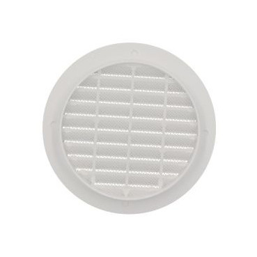 Grille de ventilation pour tuyaux fibre ciment diamètre Ø 100mm x 123mm x 99mm couleur Blanc Nicoll | BC110