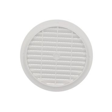 Grille de ventilation pour tuyaux fibre ciment diamètre Ø 135mm x 124mm x 148mm couleur Blanc Nicoll | BC135