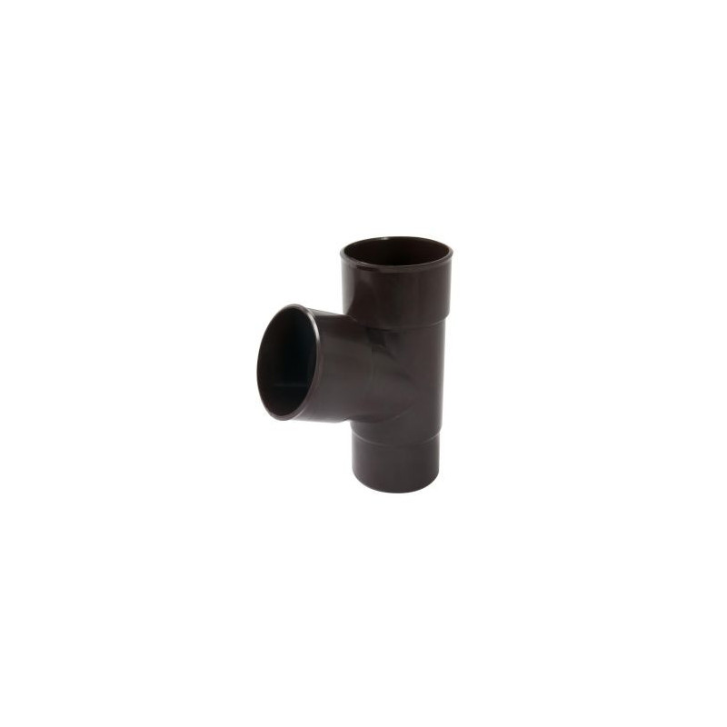 Culotte pour tube de descente esthétique cylindrique Ø 80 diamètre Ø 77mm x 80mm couleur Marron Nicoll | BR16GT1M