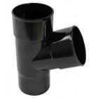 Image du produit : Culotte pour tube de descente esthétique cylindrique Ø 80 diamètre Ø 77mm x 80mm couleur Noir Nicoll | BR16GT1N