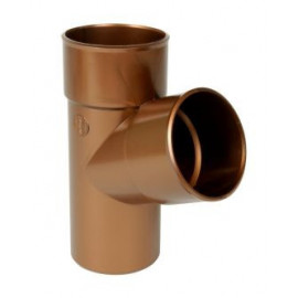 Culotte pour tube de descente cylindrique Ø 80 diamètre Ø 80mm couleur Cuivre Nicoll | BR16GTC