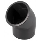 Image du produit : Coude à 45° Femelle/Femelle PVC pression (eau froide) diamètre Ø 110mm Nicoll | C4110F