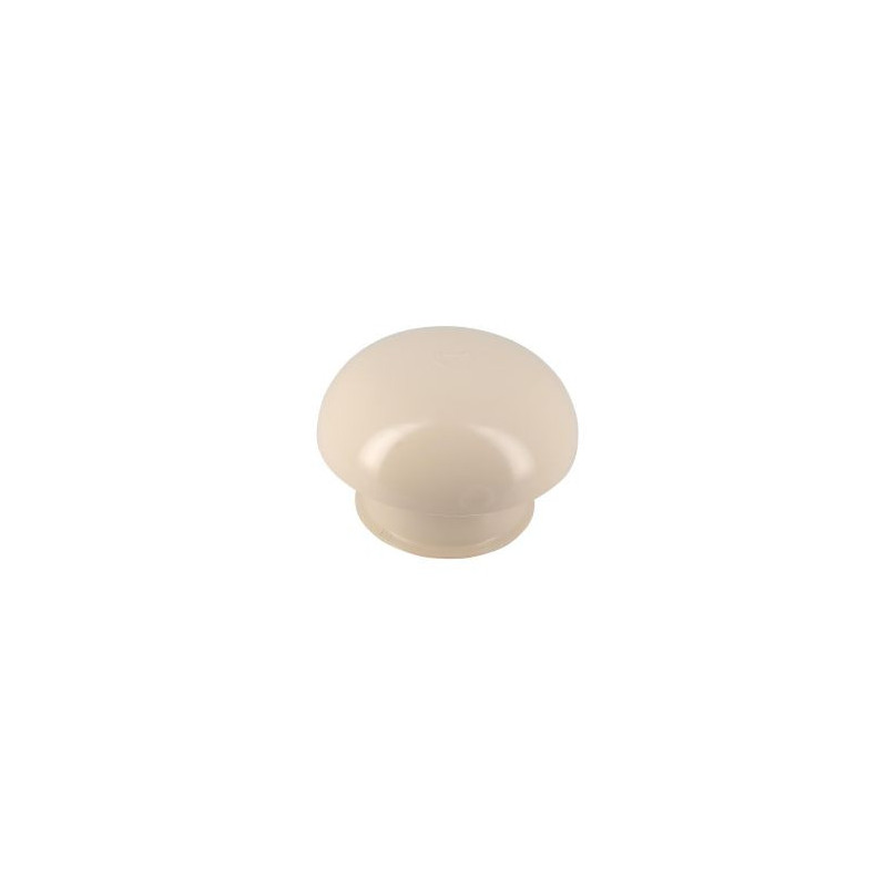 Chapeau de ventilation simple sans moustiquaire diamètre Ø 100mm x 164.5mm couleur Sable Nicoll | CC10S