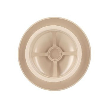 Chapeau de ventilation simple sans moustiquaire diamètre Ø 100mm x 164.5mm couleur Sable Nicoll | CC10S