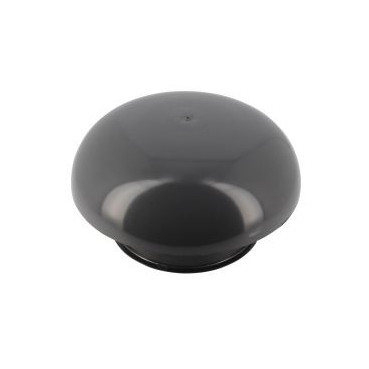 Chapeau de ventilation simple sans moustiquaire diamètre Ø 160mm x 259mm couleur Gris anthracite Nicoll | CC16