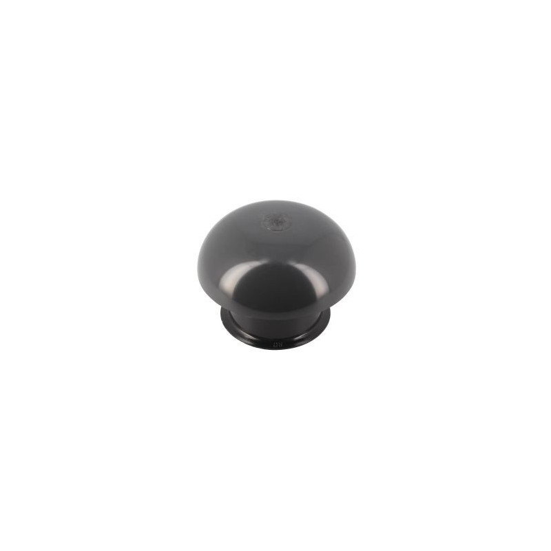 Chapeau de ventilation simple sans moustiquaire diamètre Ø 80mm x 138.5mm couleur Gris anthracite Nicoll | CC8