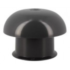 Image du produit : Chapeau de ventilation simple sans moustiquaire diamètre Ø 80mm x 138.5mm couleur Gris anthracite Nicoll | CC8