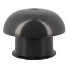 Image du produit : Chapeau de ventilation simple avec moustiquaire diamètre Ø 80mm x 138.5mm couleur Gris anthracite Nicoll | CC8M