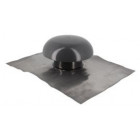 Image du produit : Chapeau de ventilation avec collerette d'étenchéité sans moustiquaire diamètre Ø 110mm - largeur 204mm - longueur 450mm couleur Gris anthracite Nicoll | CD11