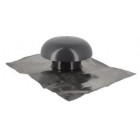 Image du produit : Chapeau de ventilation avec collerette d'étenchéité avec moustiquaire diamètre Ø 110mm - largeur 204mm - longueur 450mm couleur Gris anthracite Nicoll | CD11M