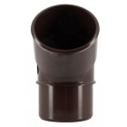 Image du produit : Coude pour tube de descente cylindrique Ø 50 diamètre Ø 50mm couleur Marron Nicoll | CJ4GTM