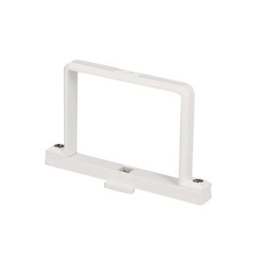 Collier pour tube de descente rectangulaire diamètre Ø 73mm x 100mm couleur Blanc Nicoll | CO70GTB