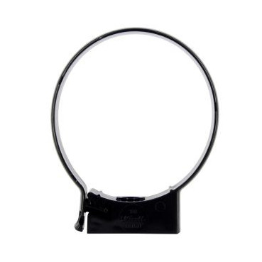 Collier pour tube de descente cylindrique Ø 100 diamètre Ø 100mm couleur Noir Nicoll | COTGT1N