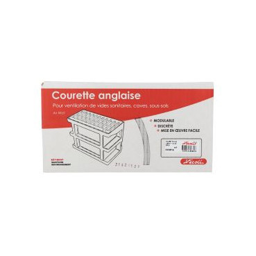 Courette - hauteur 200mm - largeur 135mm - longueur 260mm couleur Gris clair Nicoll | COUR7G