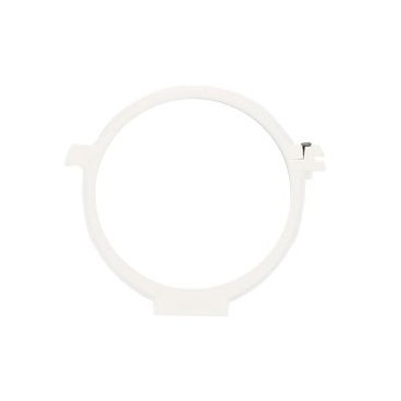 Collier pour tube de descente cylindrique Ø 125 diamètre Ø 125mm couleur Blanc Nicoll | COXGTB