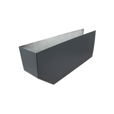 Habillage de pannes - hauteur 225mm couleur Gris anthracite Nicoll | CPAN1006A