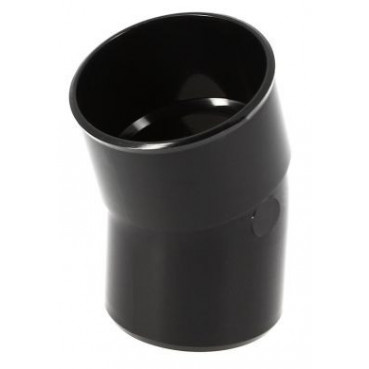 Coude pour tube de descente cylindrique Ø 80 diamètre Ø 80mm couleur Noir Nicoll | CR2GTN