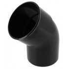 Image du produit : Coude pour tube de descente cylindrique Ø 80 diamètre Ø 80mm couleur Noir Nicoll | CR4GTN