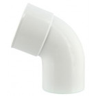 Image du produit : Coude pour tube de descente cylindrique Ø 80 diamètre Ø 80mm couleur Blanc Nicoll | CR6GTB