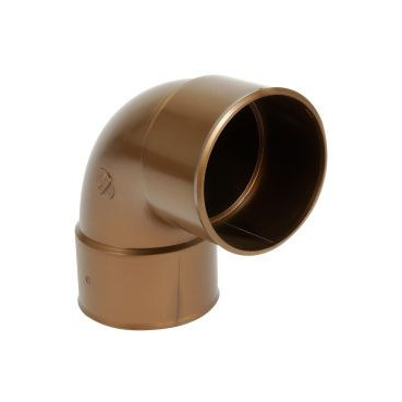 Coude pour tube de descente cylindrique Ø 80 diamètre Ø 80mm couleur Cuivre Nicoll | CR88GTC