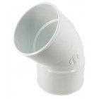 Image du produit : Coude pour tube de descente cylindrique Ø 100 diamètre Ø 100mm couleur Blanc Nicoll | CT44GTB