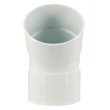 Coude pour tube de descente cylindrique Ø 100 diamètre Ø 100mm couleur Blanc Nicoll | CT44GTB