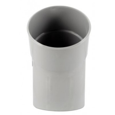 Coude pour tube de descente cylindrique Ø 100 diamètre Ø 100mm couleur Gris Nicoll | CT4GT