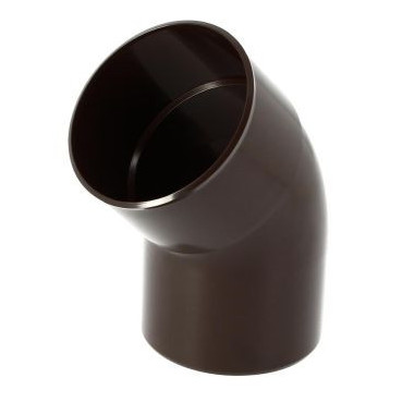 Coude pour tube de descente cylindrique Ø 100 diamètre Ø 100mm couleur Marron Nicoll | CT4GTM