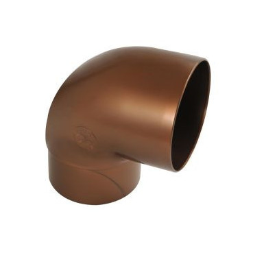 Coude pour tube de descente cylindrique esthétique Ø 100 diamètre Ø 100mm couleur Cuivre Nicoll | CT8GT1C