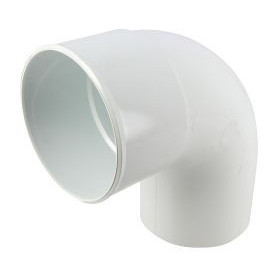 Coude pour tube de descente cylindrique Ø 100 diamètre Ø 100mm couleur Blanc Nicoll | CT8GTB