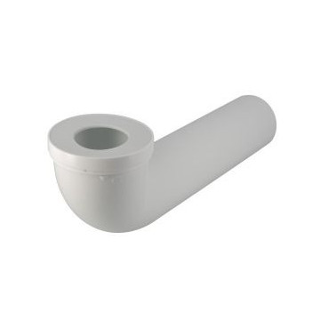 Pipe longue pour WC diamètre Ø 85mm x 107mm x 100mm - longueur 400mm Nicoll | CTW3340