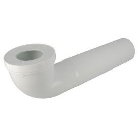 Pipe longue pour WC diamètre Ø 85mm x 107mm x 93mm - longueur 400mm Nicoll | CTW5540