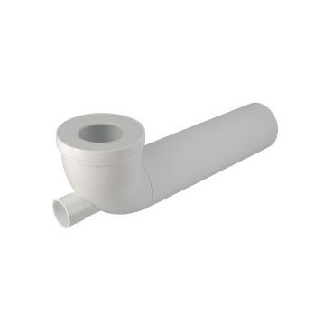 Pipe longue pour WC diamètre Ø 85mm x 107mm x 100mm - longueur 400mm Nicoll | CTWP40