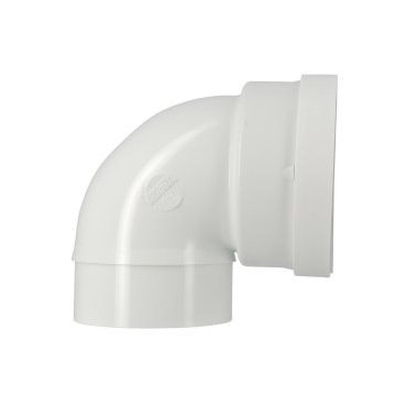 Pipe courte pour WC diamètre Ø 90mm x 110mm x 104.8mm Nicoll | CW110