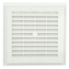 Image du produit : Grille de ventilation à sceller démontable et à fermeture carrée - hauteur 176mm - largeur 176mm couleur Blanc Nicoll | D104