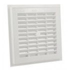 Image du produit : Grille de ventilation à sceller démontable et à fermeture carrée - hauteur 176mm - largeur 176mm couleur Blanc Nicoll | D114